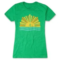 Women's Everyday Runners Tee - Here Comes The Sun -goneforarun Sales 2023 tr 46484 GREEN FLAT