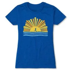 Women's Everyday Runners Tee - Here Comes The Sun -goneforarun Sales 2023 tr 46484 ROYAL FLAT