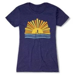 Women's Everyday Runners Tee - Here Comes The Sun -goneforarun Sales 2023 tr 46484 STORMINDIGO FLAT