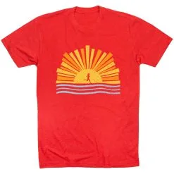 Running Short Sleeve T-Shirt - Here Comes The Sun -goneforarun Sales 2023 tr 46485 RED FLAT