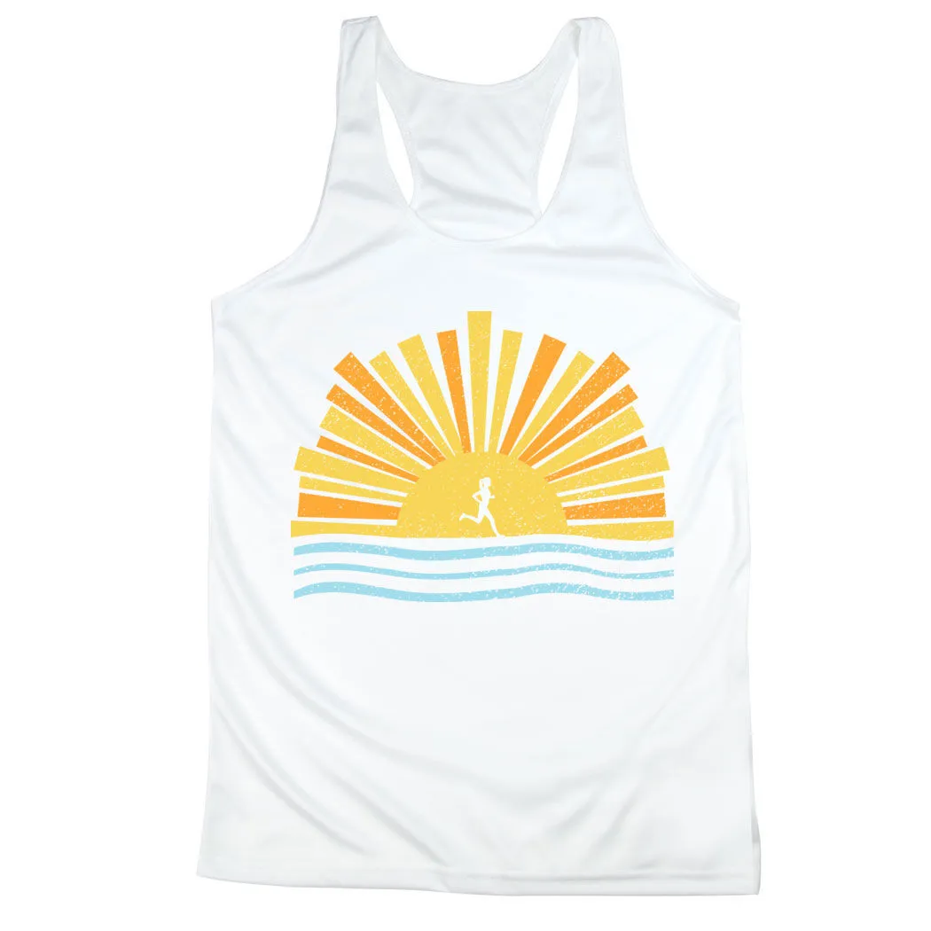 Women's Racerback Performance Tank Top - Here Comes The Sun 10 Women's Racerback Performance Tank Top - Here Comes The Sun - Image 8