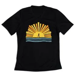 Women's Short Sleeve Tech Tee - Here Comes The Sun -goneforarun Sales 2023 tr 46489 BLACK MAIN