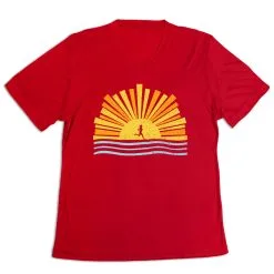 Women's Short Sleeve Tech Tee - Here Comes The Sun -goneforarun Sales 2023 tr 46489 RED MAIN
