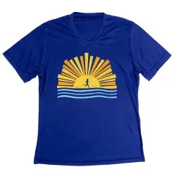 Women's Short Sleeve Tech Tee - Here Comes The Sun -goneforarun Sales 2023 tr 46489 ROYAL MAIN