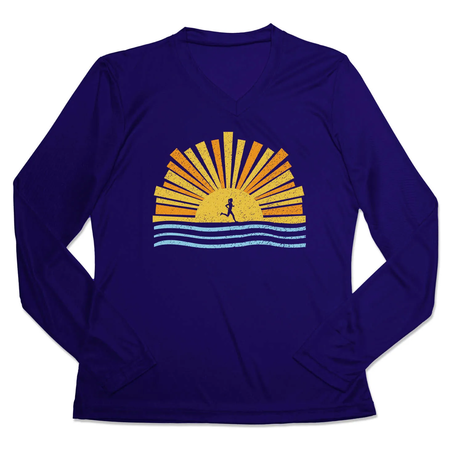 Women's Long Sleeve Tech Tee - Here Comes The Sun 3 Women's Long Sleeve Tech Tee - Here Comes The Sun