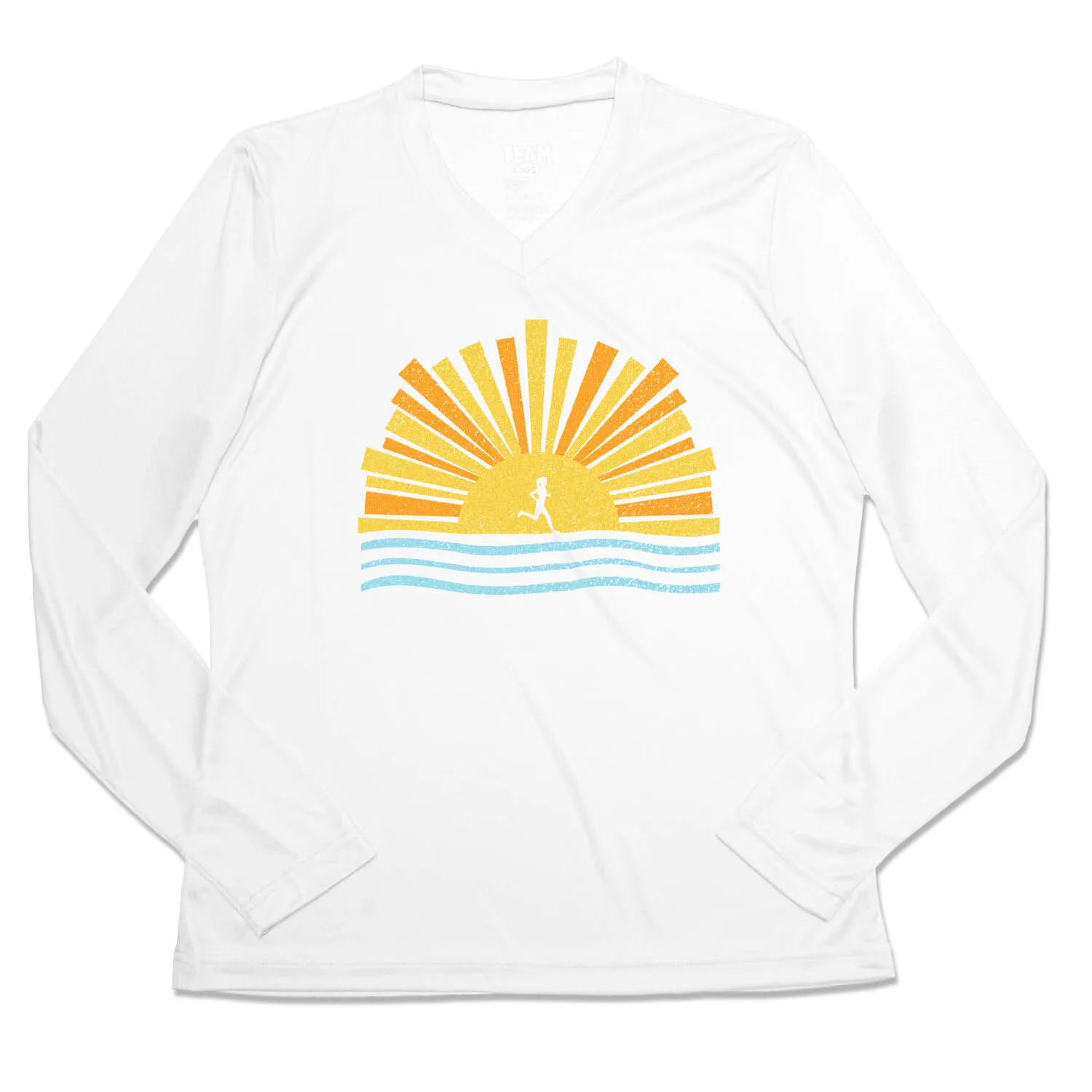 Women's Long Sleeve Tech Tee - Here Comes The Sun 10 Women's Long Sleeve Tech Tee - Here Comes The Sun - Image 8