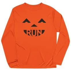 Men's Running Long Sleeve Performance Tee - Pumpkin Run