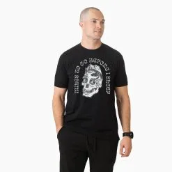 Running Short Sleeve T-Shirt - Miles To Go Before I Sleep - Skull -goneforarun Sales 2023 tr 46525 BLACK MALE