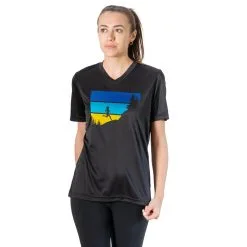 Women's Short Sleeve Tech Tee - Altitude -goneforarun Sales 2023 tr 46540 BLACK MODEL