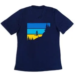 Women's Short Sleeve Tech Tee - Altitude -goneforarun Sales 2023 tr 46540 NAVY MAIN