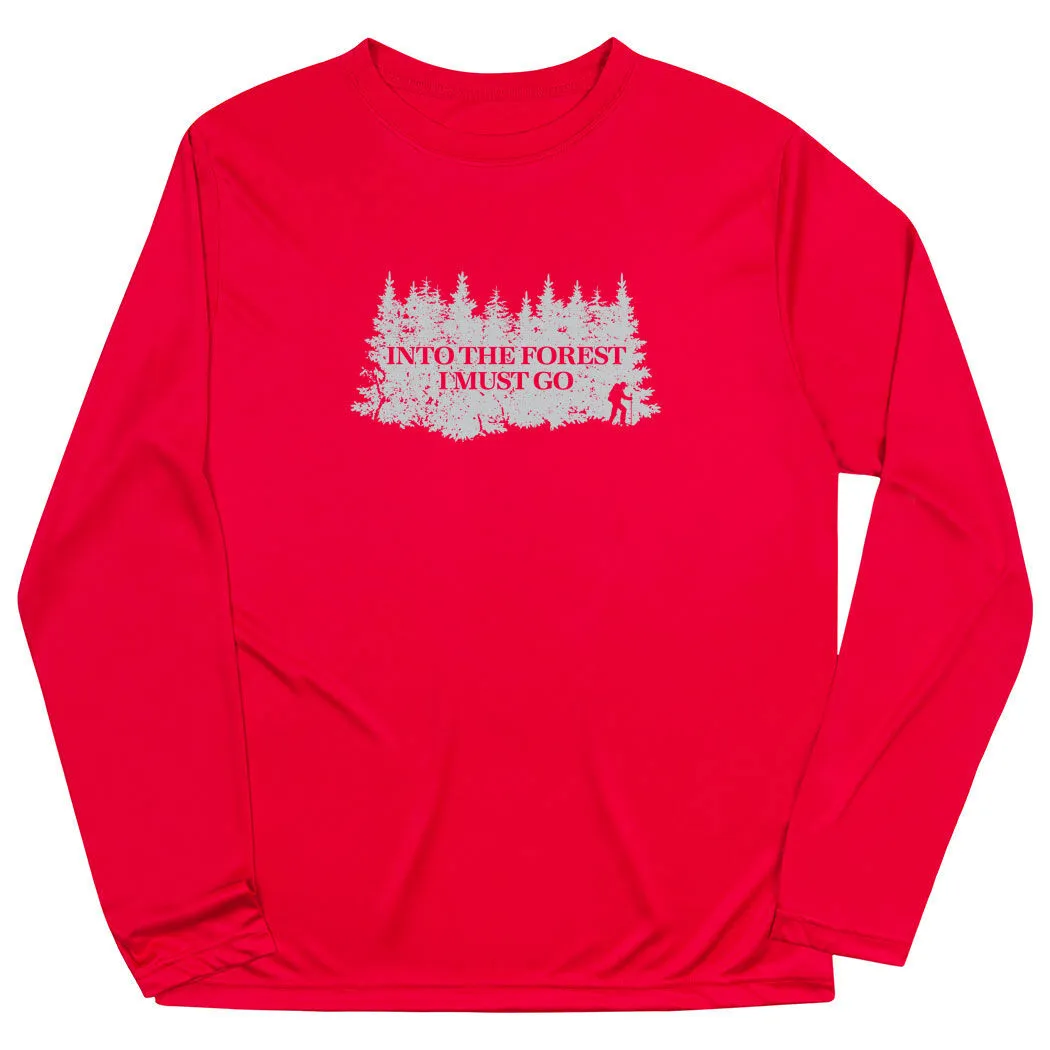 Men's Hiking Long Sleeve Performance Tee - Into The Forest I Must Go Hiking 10 Men's Hiking Long Sleeve Performance Tee - Into The Forest I Must Go Hiking - Image 8