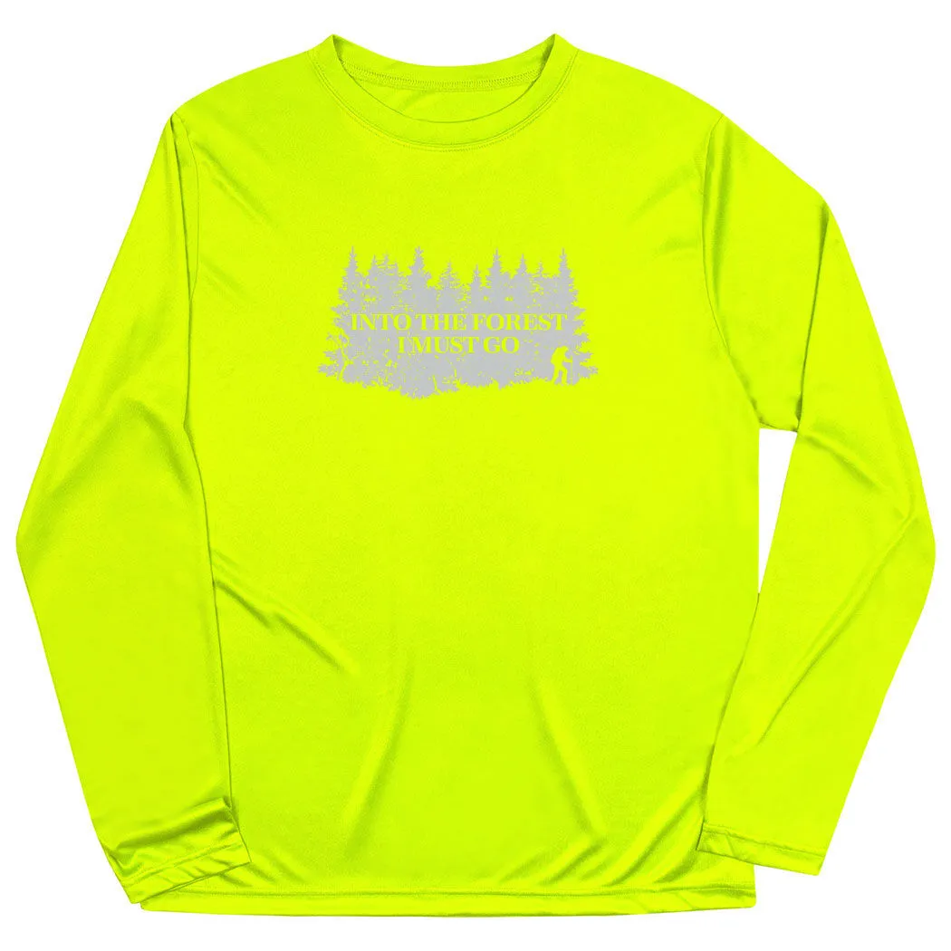 Men's Hiking Long Sleeve Performance Tee - Into The Forest I Must Go Hiking 11 Men's Hiking Long Sleeve Performance Tee - Into The Forest I Must Go Hiking - Image 9