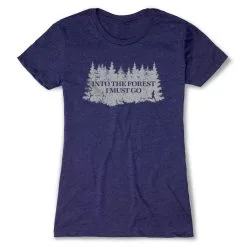 Women's Everyday Runners Tee - Into The Forest I Must Go Running -goneforarun Sales 2023 tr 46554 STORMINDIGO FLAT