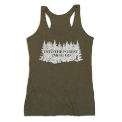 Women's Everyday Tank Top - Into The Forest I Must Go Running