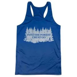 Women's Racerback Performance Tank Top - Into The Forest I Must Go Running -goneforarun Sales 2023 tr 46558 ROYAL MAIN
