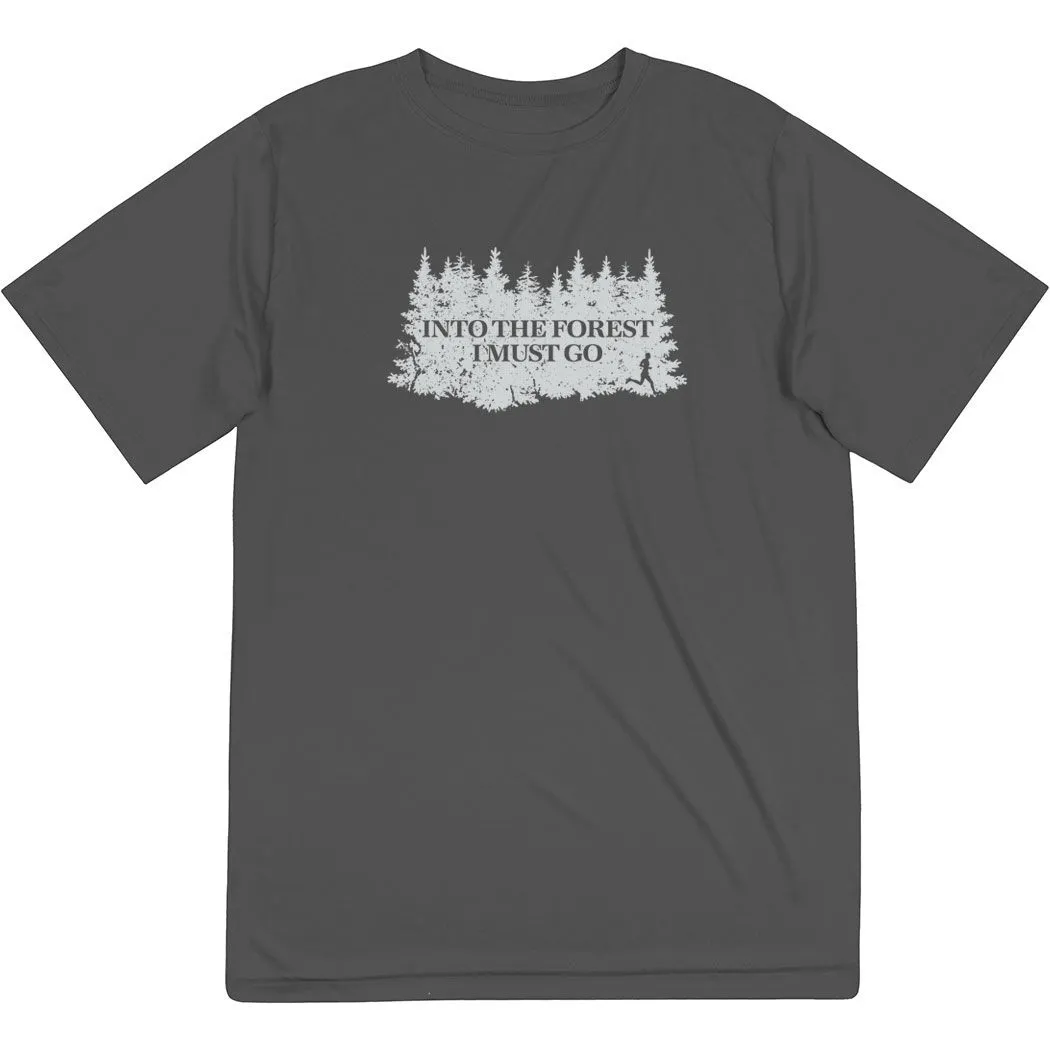 Men's Running Short Sleeve Performance Tee - Into The Forest I Must Go Running 3 Men's Running Short Sleeve Performance Tee - Into The Forest I Must Go Running