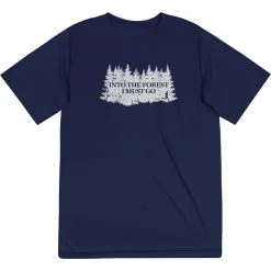 Men's Running Short Sleeve Performance Tee - Into The Forest I Must Go Running 17 Men's Running Short Sleeve Performance Tee - Into The Forest I Must Go Running -goneforarun Sales 2023 tr 46562 NAVY MAIN