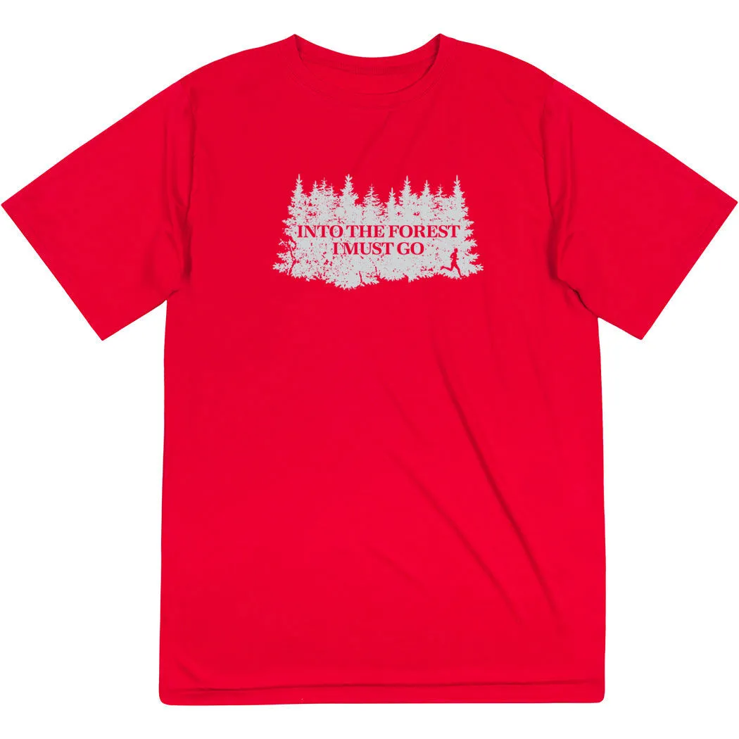 Men's Running Short Sleeve Performance Tee - Into The Forest I Must Go Running 10 Men's Running Short Sleeve Performance Tee - Into The Forest I Must Go Running - Image 8