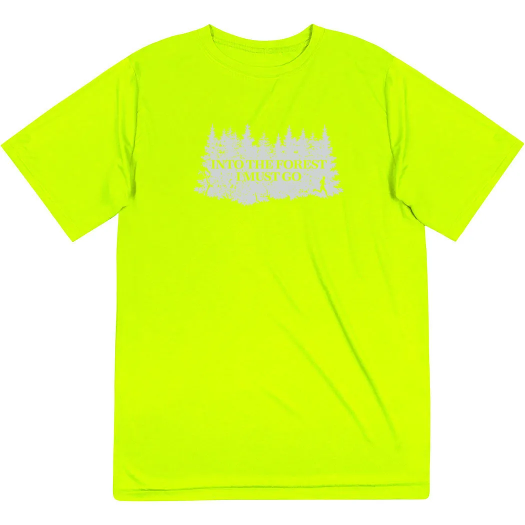 Men's Running Short Sleeve Performance Tee - Into The Forest I Must Go Running 11 Men's Running Short Sleeve Performance Tee - Into The Forest I Must Go Running - Image 9