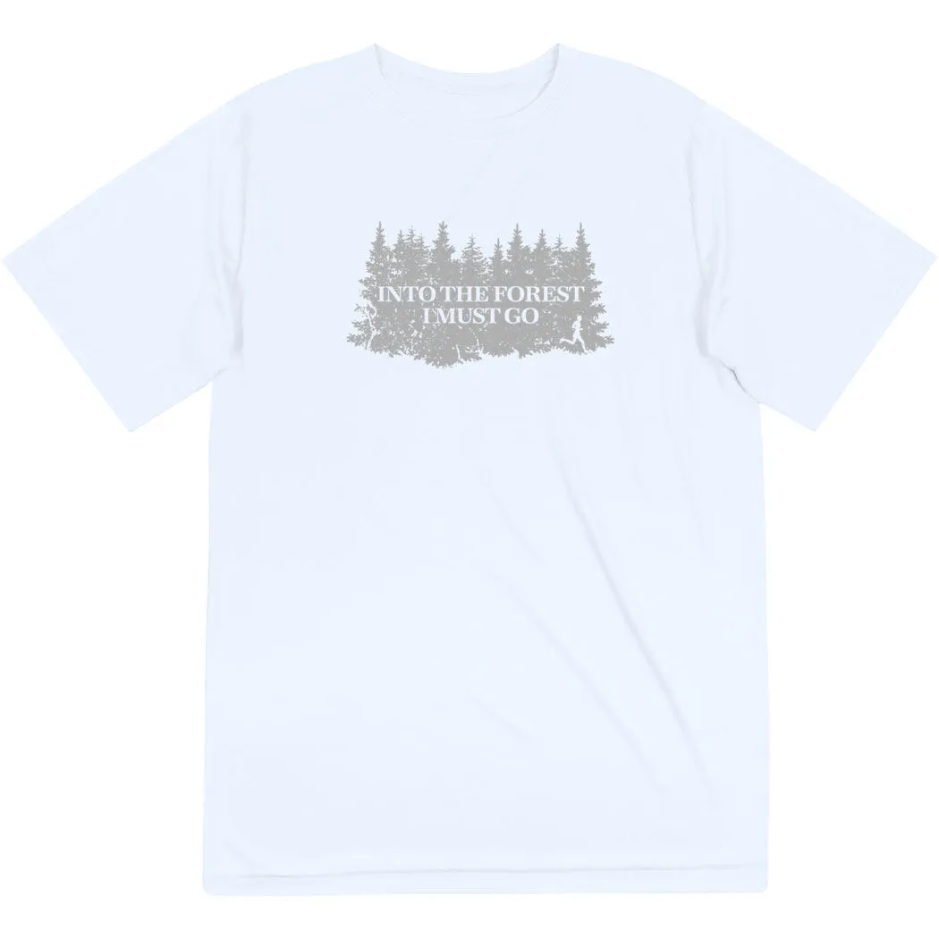 Men's Running Short Sleeve Performance Tee - Into The Forest I Must Go Running 12 Men's Running Short Sleeve Performance Tee - Into The Forest I Must Go Running - Image 10