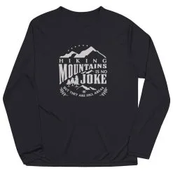 Men's Hiking Long Sleeve Performance Tee - Hiking Mountains