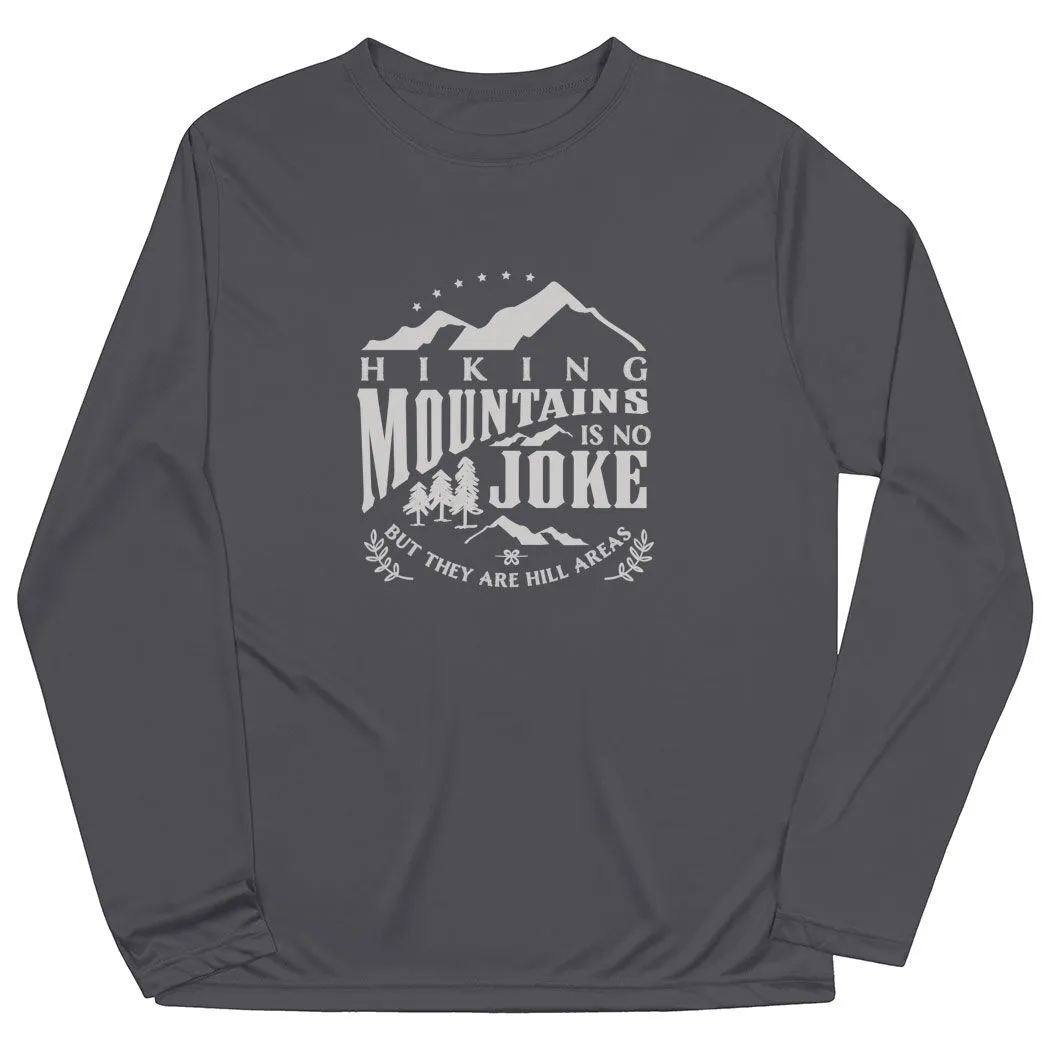 Men's Hiking Long Sleeve Performance Tee - Hiking Mountains 7 Men's Hiking Long Sleeve Performance Tee - Hiking Mountains - Image 5