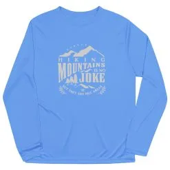 Men's Hiking Long Sleeve Performance Tee - Hiking Mountains 16 Men's Hiking Long Sleeve Performance Tee - Hiking Mountains -goneforarun Sales 2023 tr 46597 LIGHTBLUE MAIN