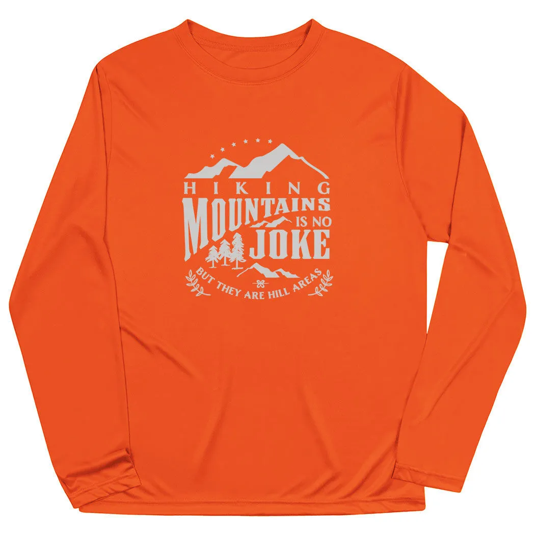 Men's Hiking Long Sleeve Performance Tee - Hiking Mountains 9 Men's Hiking Long Sleeve Performance Tee - Hiking Mountains - Image 7
