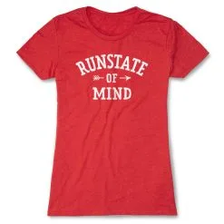 Women's Everyday Runners Tee - RunState Of Mind 21 Women's Everyday Runners Tee - RunState Of Mind -goneforarun Sales 2023 tr 46599 RED FLAT