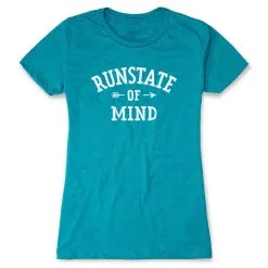 Women's Everyday Runners Tee - RunState Of Mind 23 Women's Everyday Runners Tee - RunState Of Mind -goneforarun Sales 2023 tr 46599 TEAL FLAT