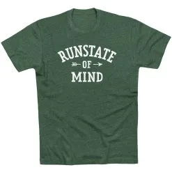 Running Short Sleeve T-Shirt - RunState Of Mind -goneforarun Sales 2023 tr 46600 FORESTGREEN FLAT