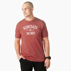 Running Short Sleeve T-Shirt - RunState Of Mind -goneforarun Sales 2023 tr 46600 MAUVE MALE
