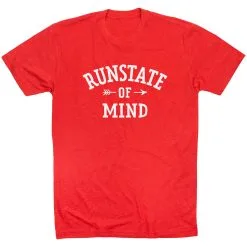 Running Short Sleeve T-Shirt - RunState Of Mind -goneforarun Sales 2023 tr 46600 RED FLAT