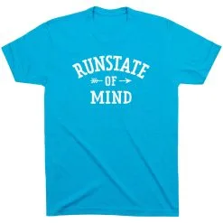 Running Short Sleeve T-Shirt - RunState Of Mind -goneforarun Sales 2023 tr 46600 TURQUOISE FLAT