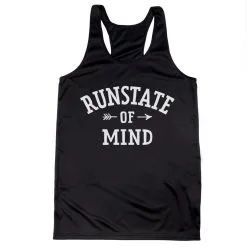 Women's Racerback Performance Tank Top - RunState Of Mind -goneforarun Sales 2023 tr 46603 BLACK MAIN