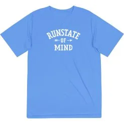 Men's Running Short Sleeve Performance Tee - RunState Of Mind