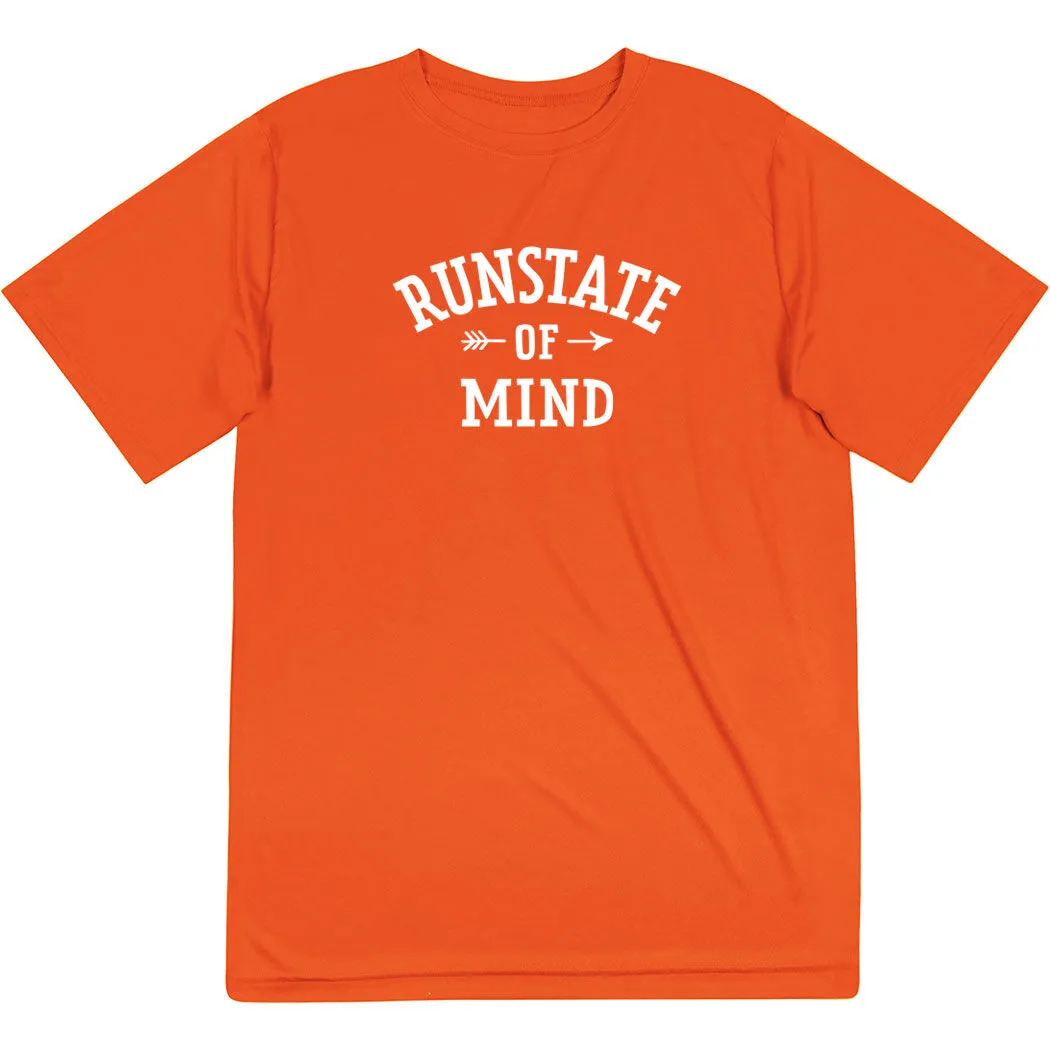 Men's Running Short Sleeve Performance Tee - RunState Of Mind 9 Men's Running Short Sleeve Performance Tee - RunState Of Mind - Image 7