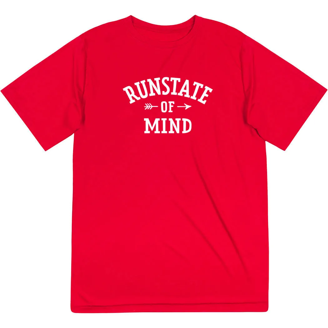 Men's Running Short Sleeve Performance Tee - RunState Of Mind 10 Men's Running Short Sleeve Performance Tee - RunState Of Mind - Image 8