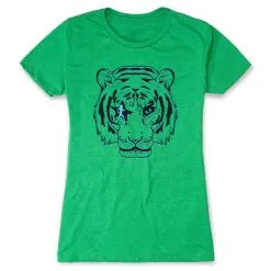 Women's Everyday Runners Tee - Eye Of The Tiger -goneforarun Sales 2023 tr 46610 GREEN FLAT