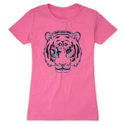 Women's Everyday Runners Tee - Eye Of The Tiger -goneforarun Sales 2023 tr 46610 HOTPINK FLAT