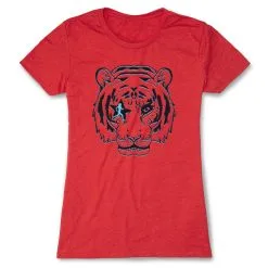 Women's Everyday Runners Tee - Eye Of The Tiger -goneforarun Sales 2023 tr 46610 RED FLAT