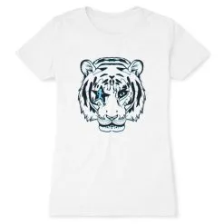 Women's Everyday Runners Tee - Eye Of The Tiger -goneforarun Sales 2023 tr 46610 WHITE FLAT
