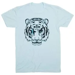 Running Short Sleeve T-Shirt - Eye Of The Tiger -goneforarun Sales 2023 tr 46611 LIGHTBLUE FLAT
