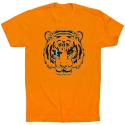 Running Short Sleeve T-Shirt - Eye Of The Tiger -goneforarun Sales 2023 tr 46611 ORANGE FLAT