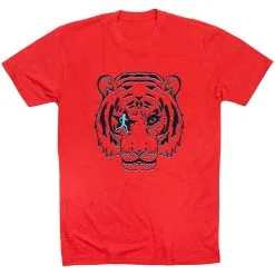 Running Short Sleeve T-Shirt - Eye Of The Tiger -goneforarun Sales 2023 tr 46611 RED FLAT