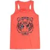 Flowy Racerback Tank Top - Eye Of The Tiger -goneforarun Sales 2023 tr 46612 CORAL MAIN