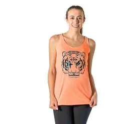 Women's Everyday Tank Top - Eye Of The Tiger -goneforarun Sales 2023 tr 46613 PEACH MODEL