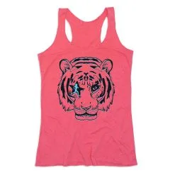 Women's Everyday Tank Top - Eye Of The Tiger -goneforarun Sales 2023 tr 46613 PINK MAIN
