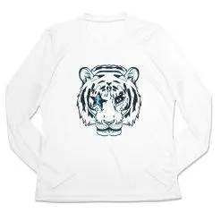 Women's Long Sleeve Tech Tee - Eye Of The Tiger 13 Women's Long Sleeve Tech Tee - Eye Of The Tiger -goneforarun Sales 2023 tr 46616 WHITE MAIN