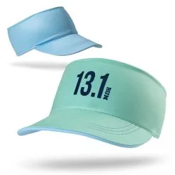 Running Comfort Performance Visor - 13.1 Half Marathon Run 12 Running Comfort Performance Visor - 13.1 Half Marathon Run -goneforarun Sales 2023 tr 46621 GREENBLUE MAIN